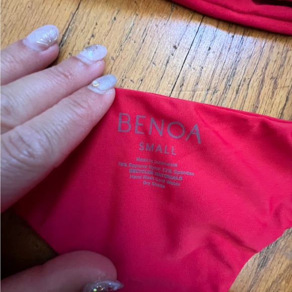 Benoa Red Bikini Set BNWOT - Picture 2 of 6